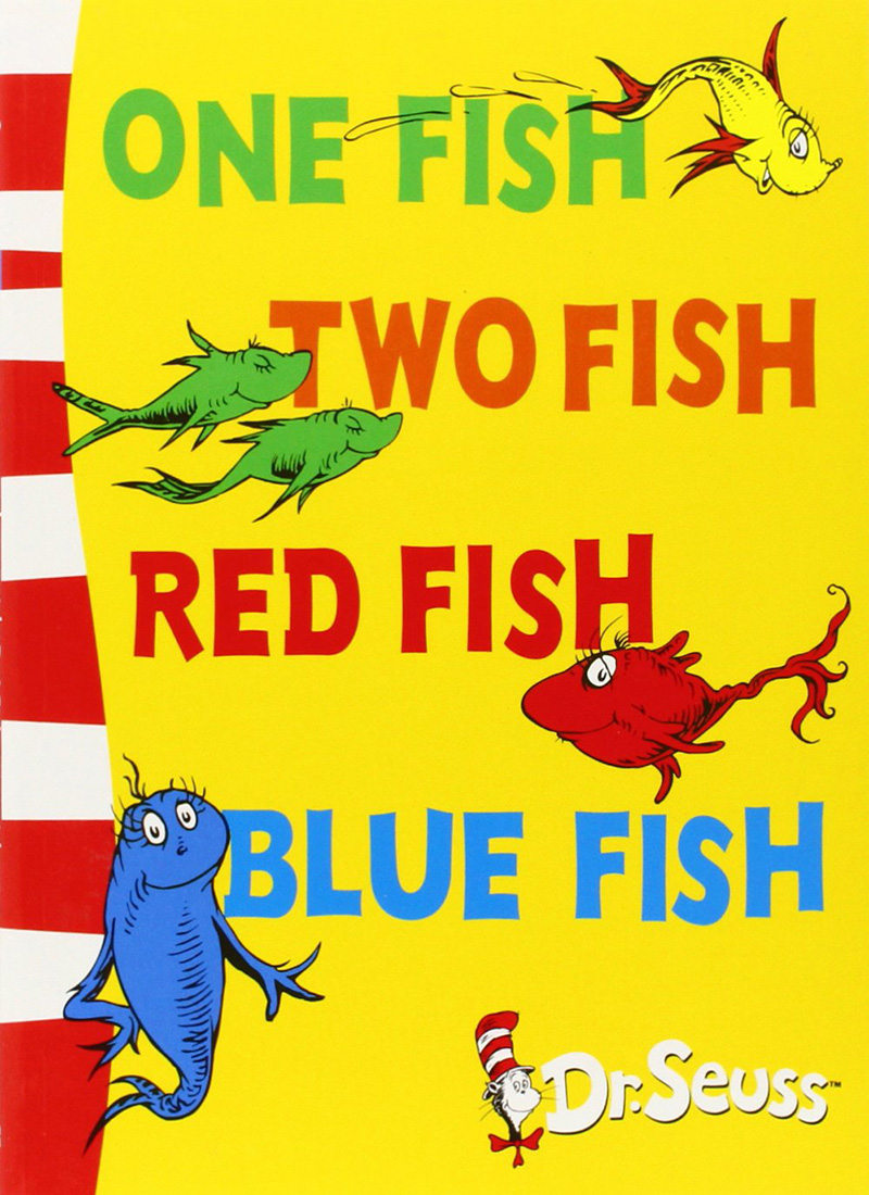 Dr. Seuss - One Fish Two Fish Книга Доктора Сьюсса One Fish Two Fish