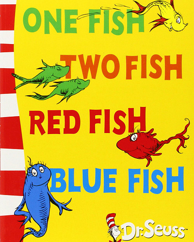 Книга Доктора Сьюсса One Fish Two Fish